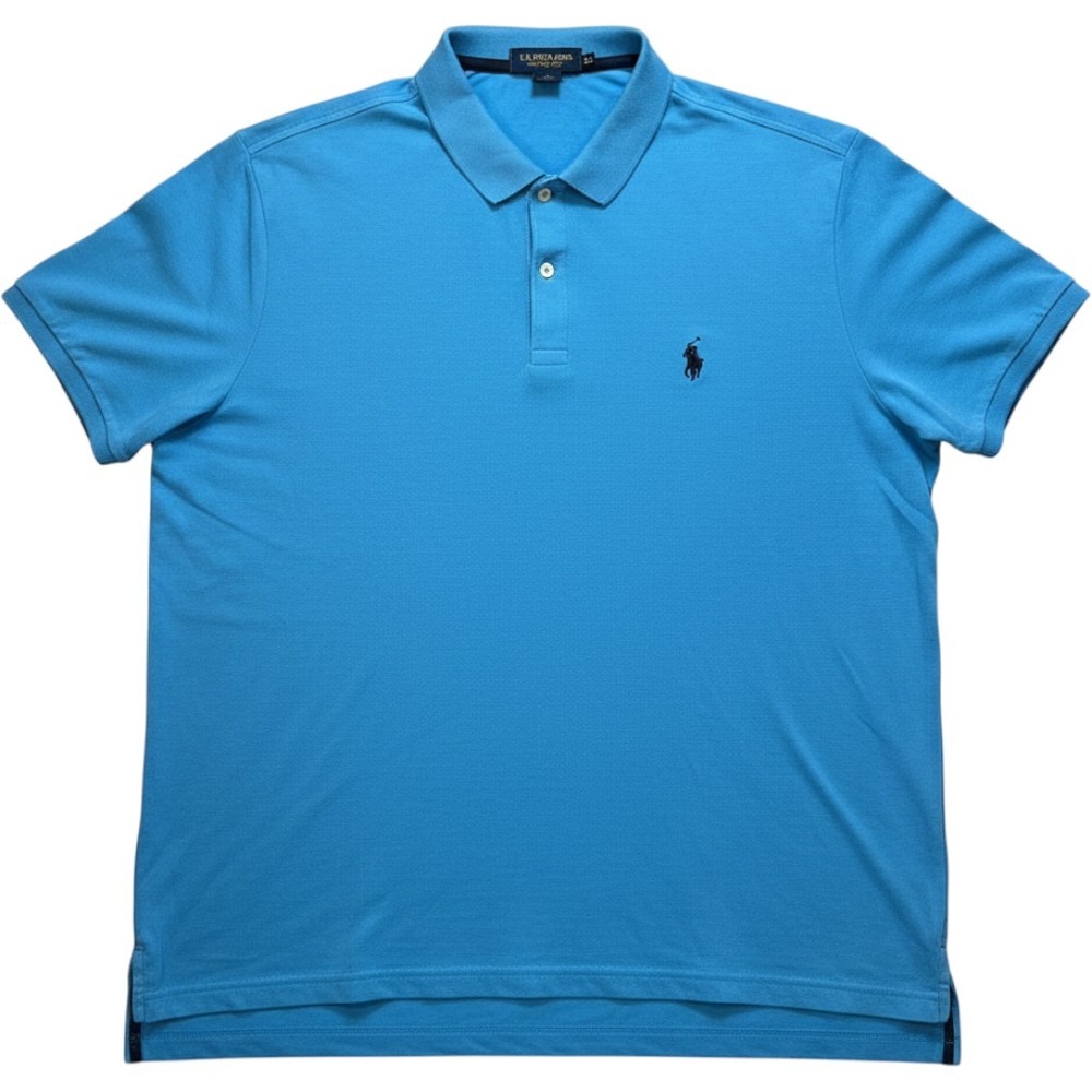 U.S. Polo Assn. Polo Shirt Mens 3XL Blue Luxury Feel